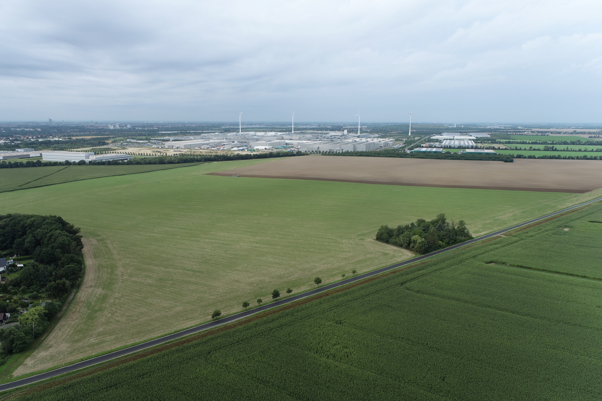 Fläche geplantes Gewerbegebiet Taucha-Merkwitz Fläche geplantes Gewerbegebiet Taucha-Merkwitz