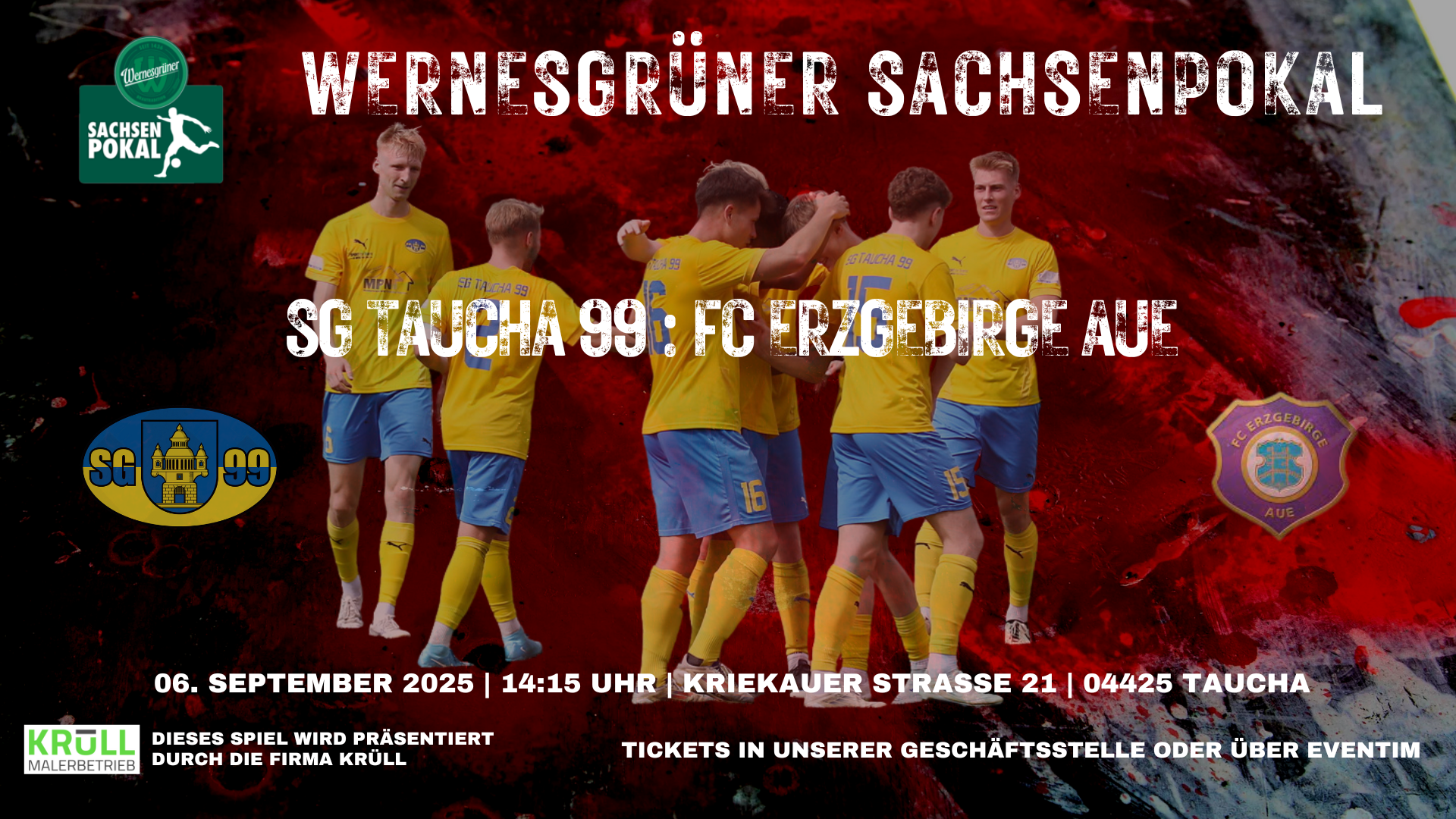Sachsenpokal 16:9 - 1 Sachsenpokal 16:9 - 1
