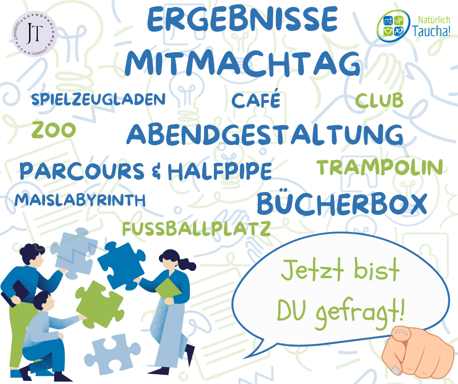 Umfrage Jugendliche Taucha Schaufensteraktion im Advent