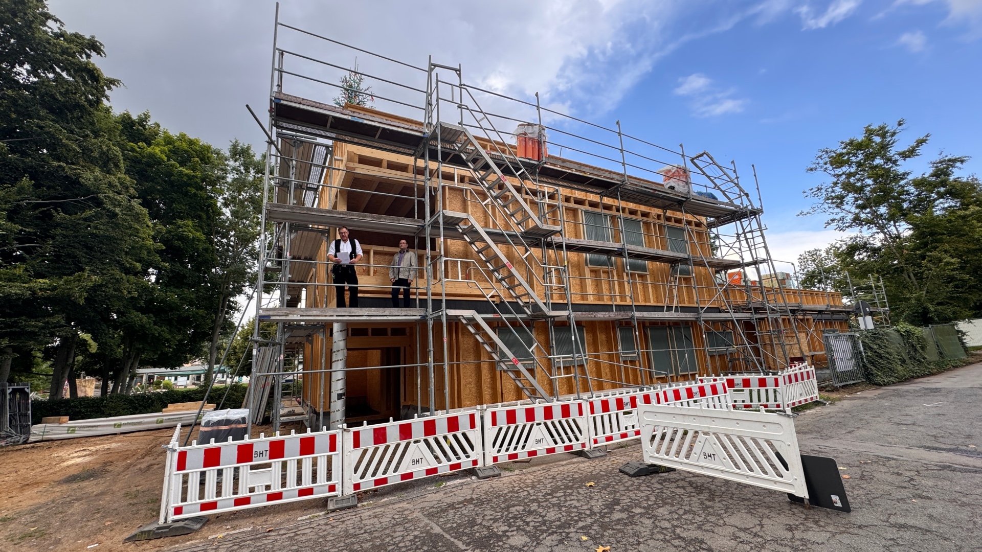 Richtfestspruch am Neubau