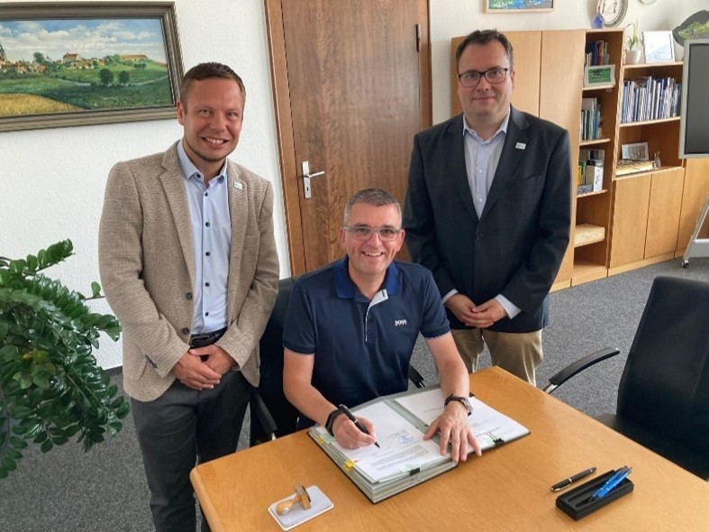 Neuer Stromkonzessionsvertrag zwischen enviaM und der Stadt Taucha unterzeichnet Neuer Stromkonzessionsvertrag zwischen enviaM und der Stadt Taucha unterzeichnet