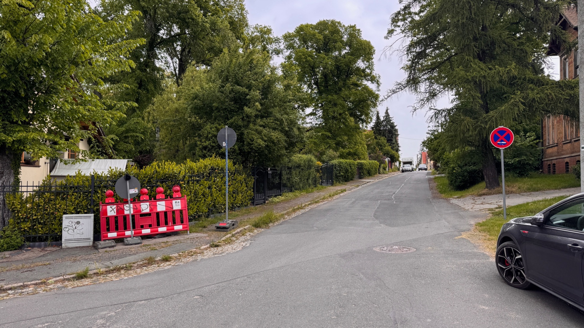 Vollsperrung Bergstraße Vollsperrung Bergstraße
