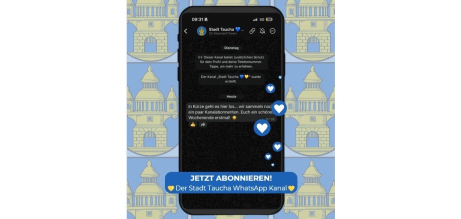 WhatsApp Kanal Stadt Taucha