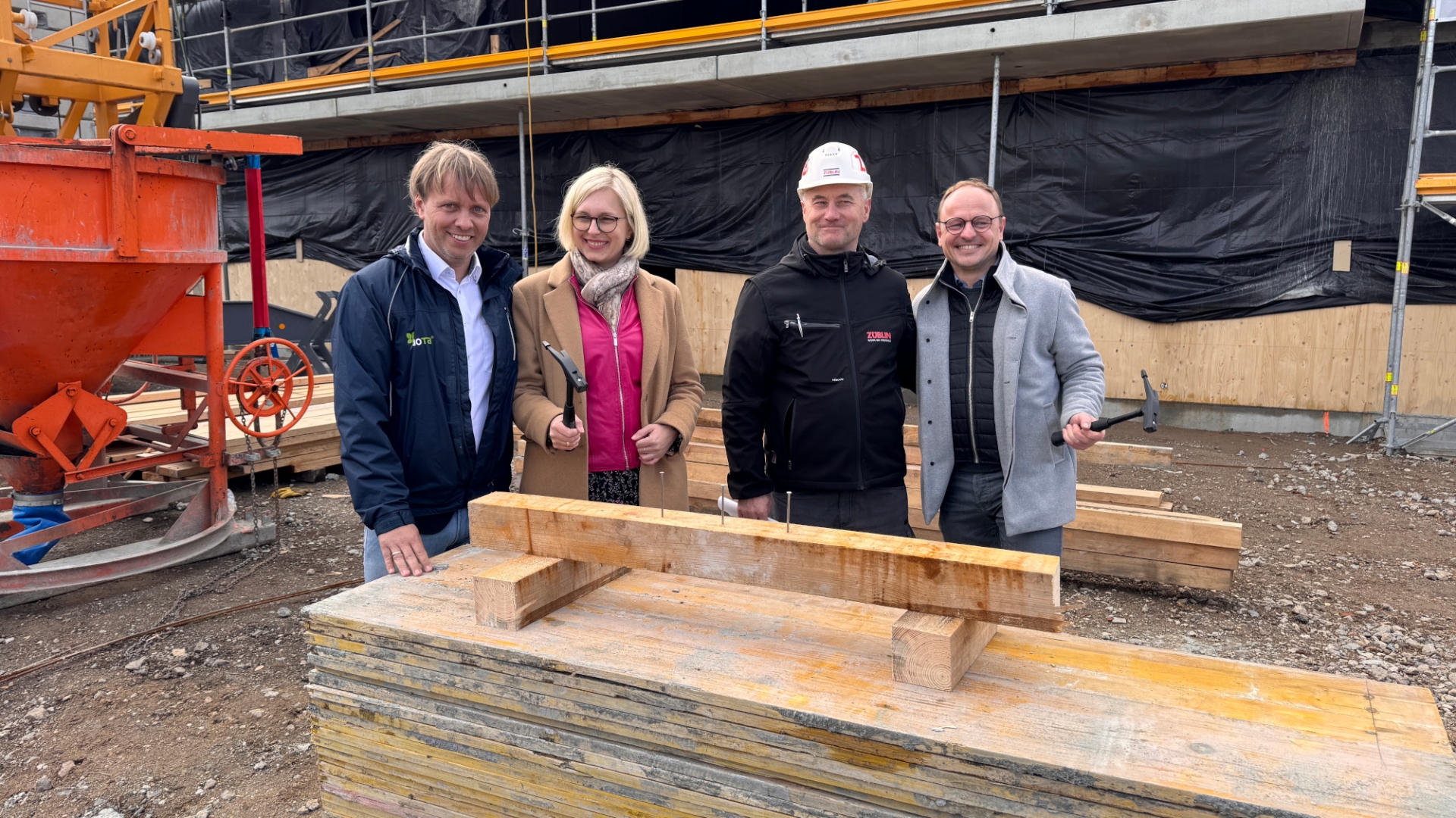 Richtfest am SFZ Taucha