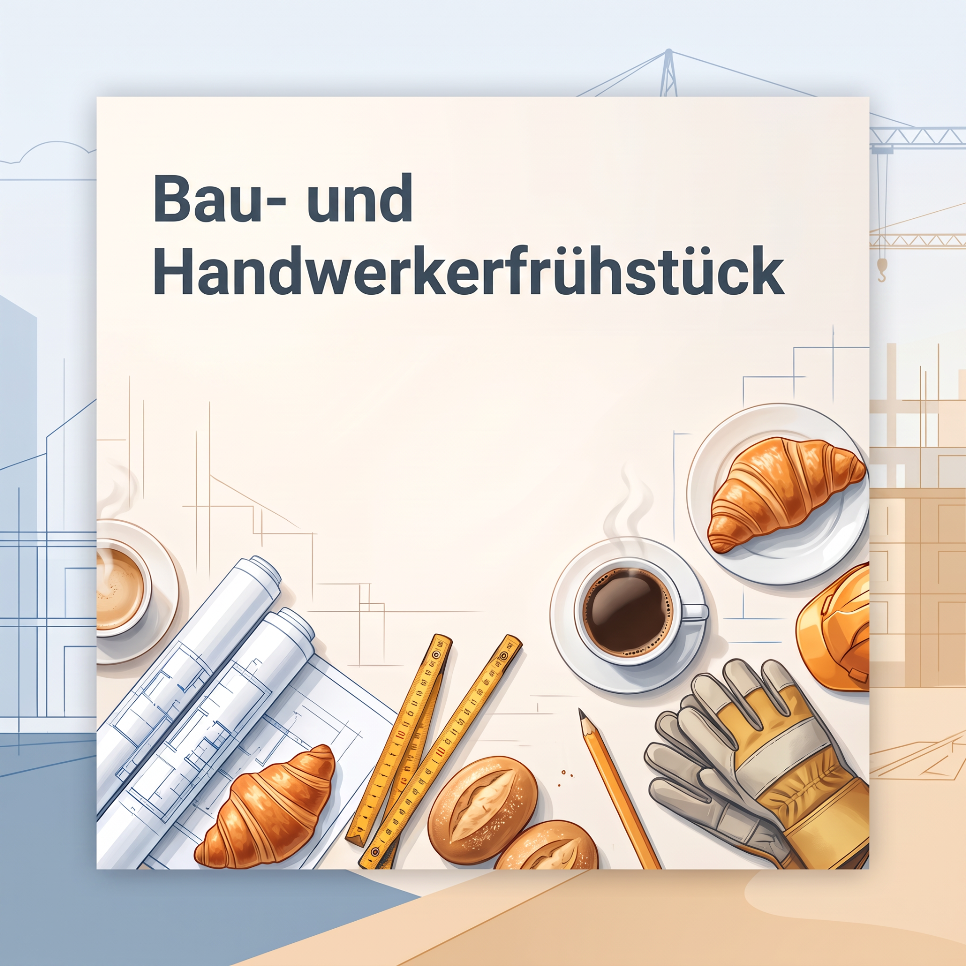 Bau- und Handwerkerfrühstück Formular Flächensuche