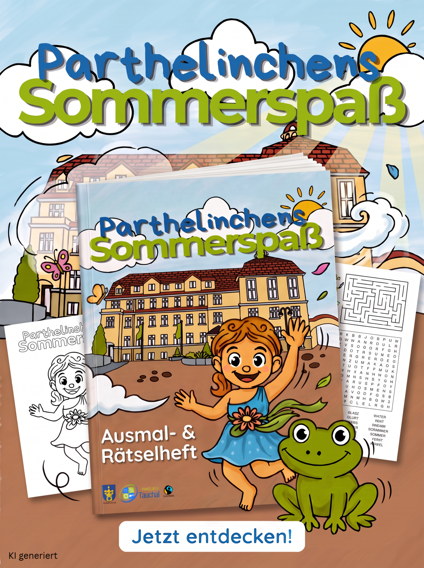 Parthelinchens Ausmal- und Rätselheft Zukunftstage