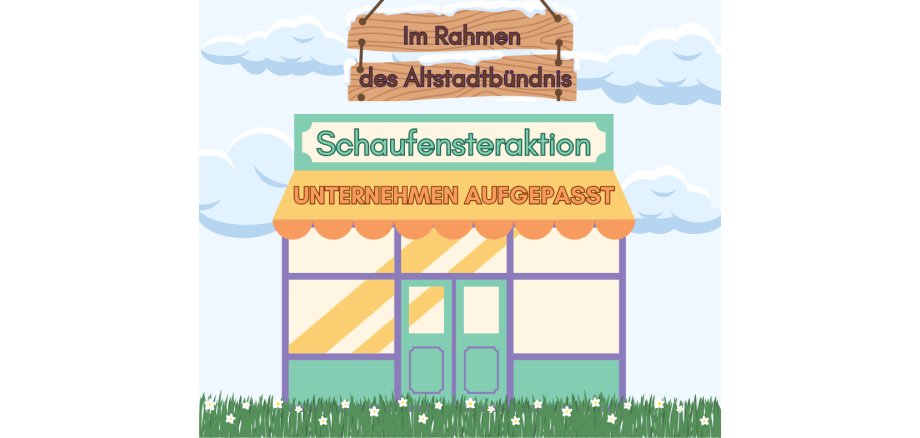 Schaufensteraktion im Advent