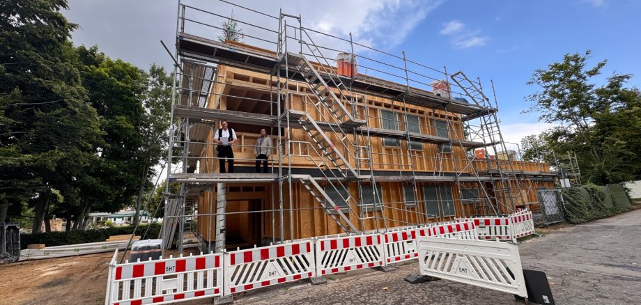 Richtfestspruch am Neubau