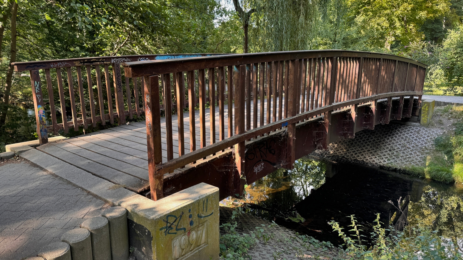 Sanierung Brücke Auenweg Sanierung Brücke Auenweg