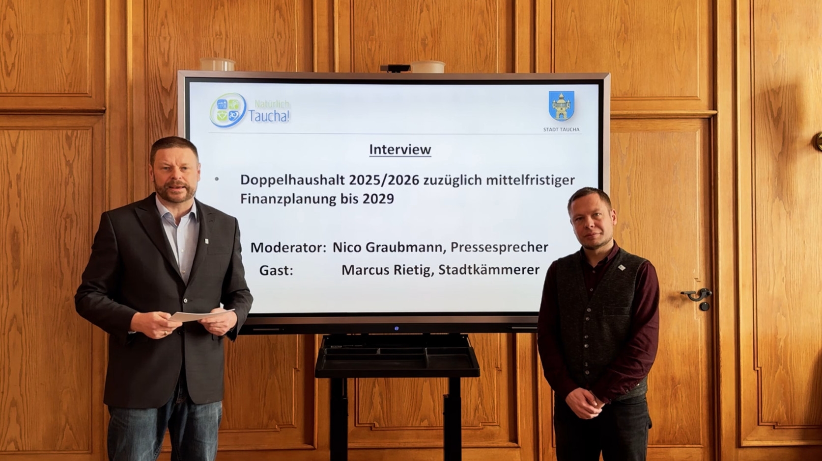 Vorstellung des Doppelhaushaltes 25/26