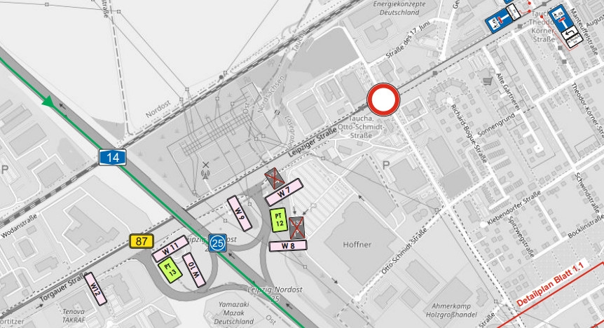 Bauarbeiten am Knotenpunkt Otto-Schmidt-Straße/Gießereistraße beginnen am 6. Juli 2026 Bauarbeiten am Knotenpunkt Otto-Schmidt-Straße/Gießereistraße beginnen am 6. Juli 2026