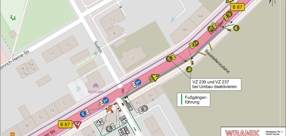 Sperrung Karl-Marx-Str.