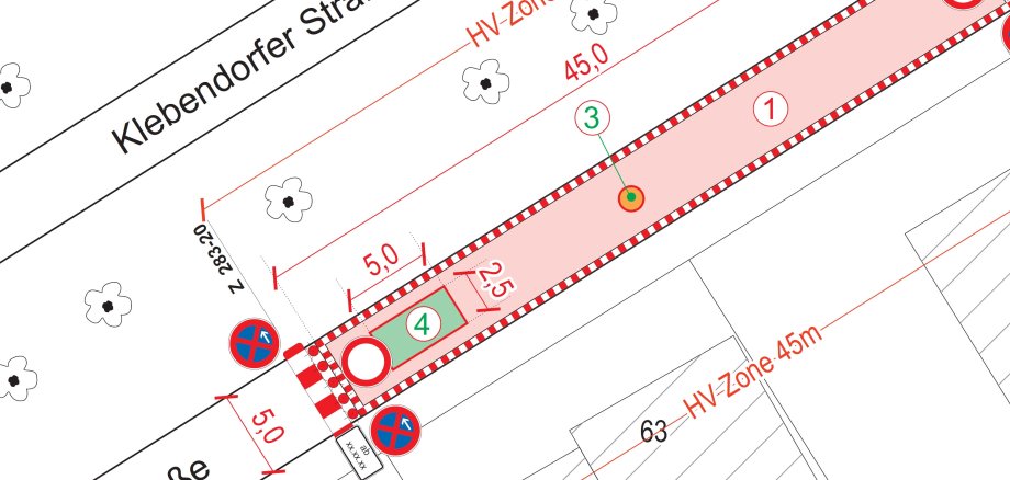 Teilsperrung Klebendorfer Straße