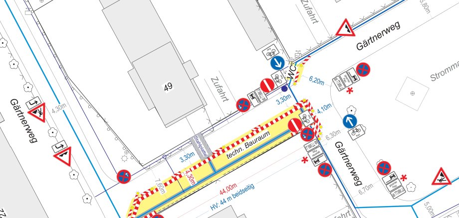 Sperrung Gärtnerweg