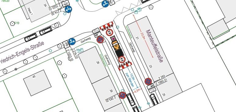 Abwasserschacht-Sanierung Manteuffelstraße