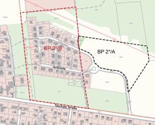 Bebauungsplan Nr. 2*/A "Waldenau" Beschluss zur Änderung / Teilung des Geltungsbereiches